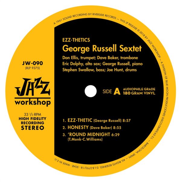 George Russell - "Ezz-Thetics" (AUDIOPHILE 180 GR. HQ VINYL) - Image 2