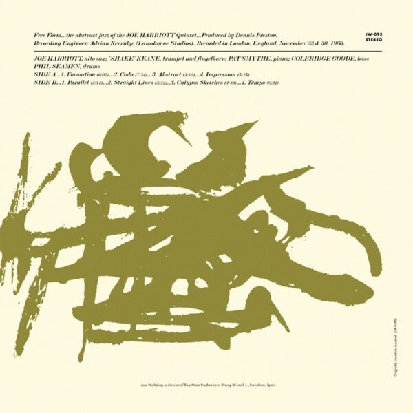 Joe Harriott - "Free Form" (AUDIOPHILE 180 GR. HQ VINYL) - Image 3