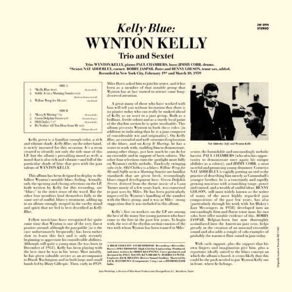Wynton Kelly - "Kelly Blue" (AUDIOPHILE 180 GR. HQ VINYL) - Image 3
