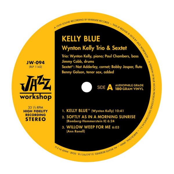 Wynton Kelly - "Kelly Blue" (AUDIOPHILE 180 GR. HQ VINYL) - Image 2