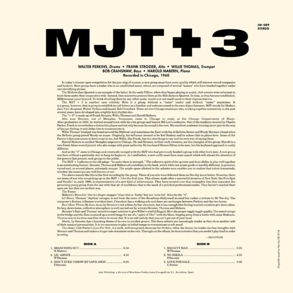 MJT+3 - "MJT+3" (AUDIOPHILE 180 GR. HQ VINYL) - Image 3