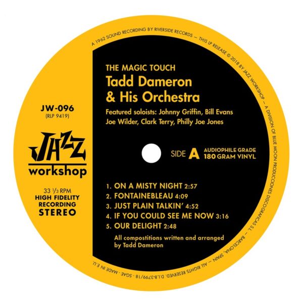 Tadd Dameron - "The Magic Touch" (AUDIOPHILE 180 GR. HQ VINYL) - Image 2