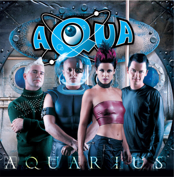 "Aqua" — "Aquarius" (2000/2022) (Coke Bottle Clear Vinyl) - Image 3