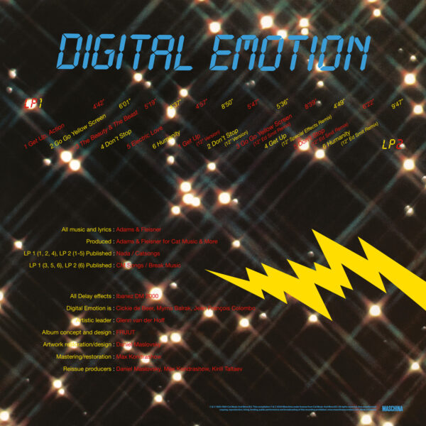 "Digital Emotion" — "Digital Emotion + Original 12" Mixes: The Complete Collection» (1984/2023) (2LP Blue Vinyl) - Image 2
