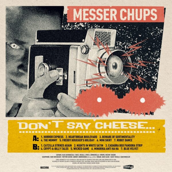 "Messer Chups" — "Don’t Say Cheese"(2020/2024) (Limited Orange Vinyl) - Image 2