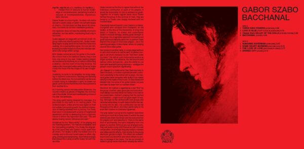 Gabor Szabo - "Bacchanal" (AUDIOPHILE 180 GR.) GATEFOLD SLEEVE - Image 4