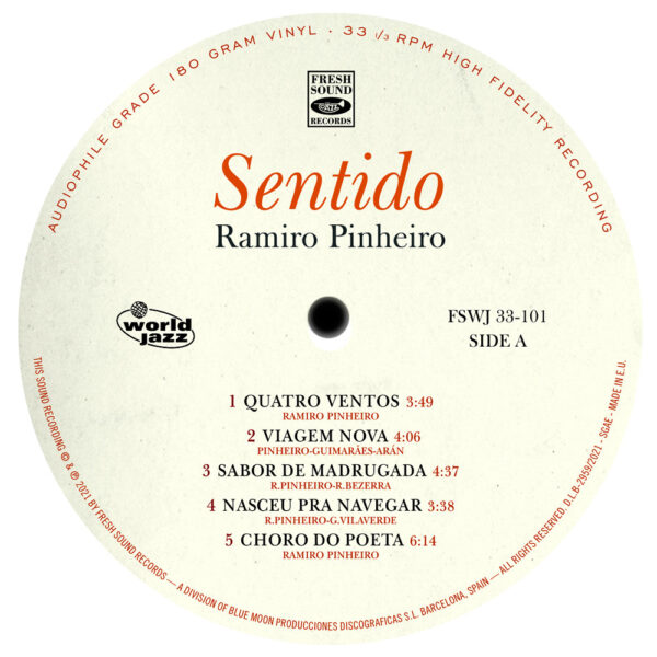 Ramiro Pinheiro - "Sentido" (AUDIOPHILE 180 GR.) GATEFOLD - Image 4